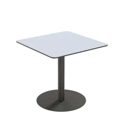 Paperflow Bistrotisch CROSS 80 x 75 x 80 cm (B x H x T) HPL grau