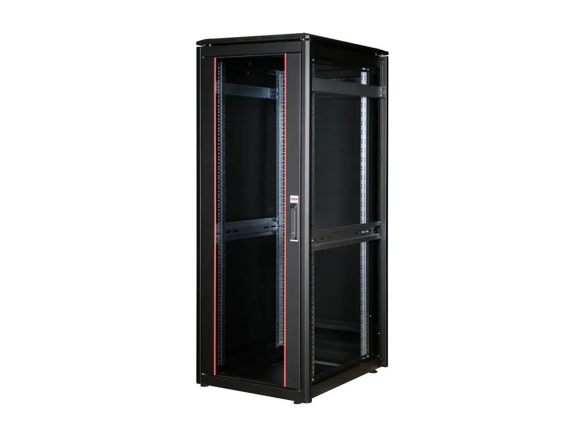 ROLINE Pro - Schrank Netzwerkschrank - mit Glastür, 600 x 800 mm (B x T) 26.21.0226