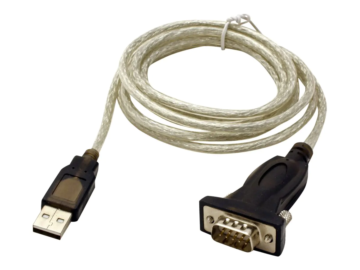 Roline - Kabel USB / seriell - DB-9 (M) bis USB (M) - 1.8 m - Grau