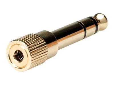 Roline Gold - Audio-Adapter - mini-phone stereo 3.5 mm weiblich zu Stereo-Stecker männlich