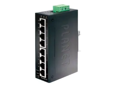 PLANET IGS-801T - Switch - 8 x 10/100/1000 - an DIN-Schiene montierbar