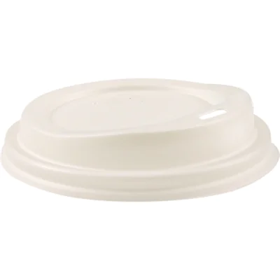NATURE Star Deckel 40026 C-PLA 8x2,1cm für 0,2l weiß 50 St./Pack.