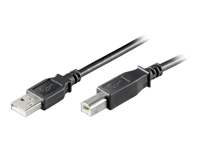 goobay - USB-Kabel - USB Typ B (M) bis USB (M) - USB 2.0 - 3 m - Schwarz
