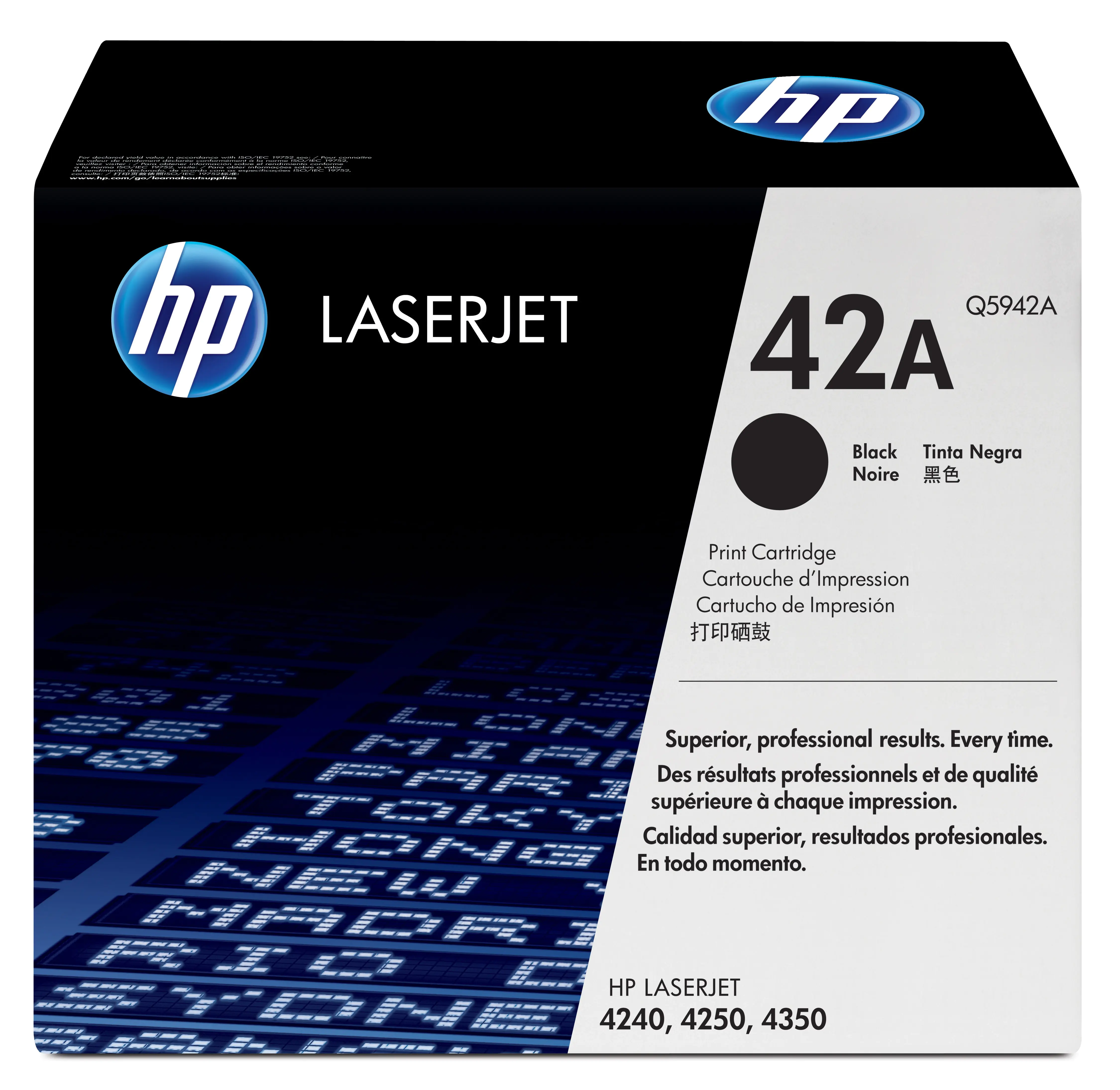 HP 42A - Schwarz - Original - LaserJet - Tonerpatrone (Q5942A) - für LaserJet 4240, 4250, 4350
