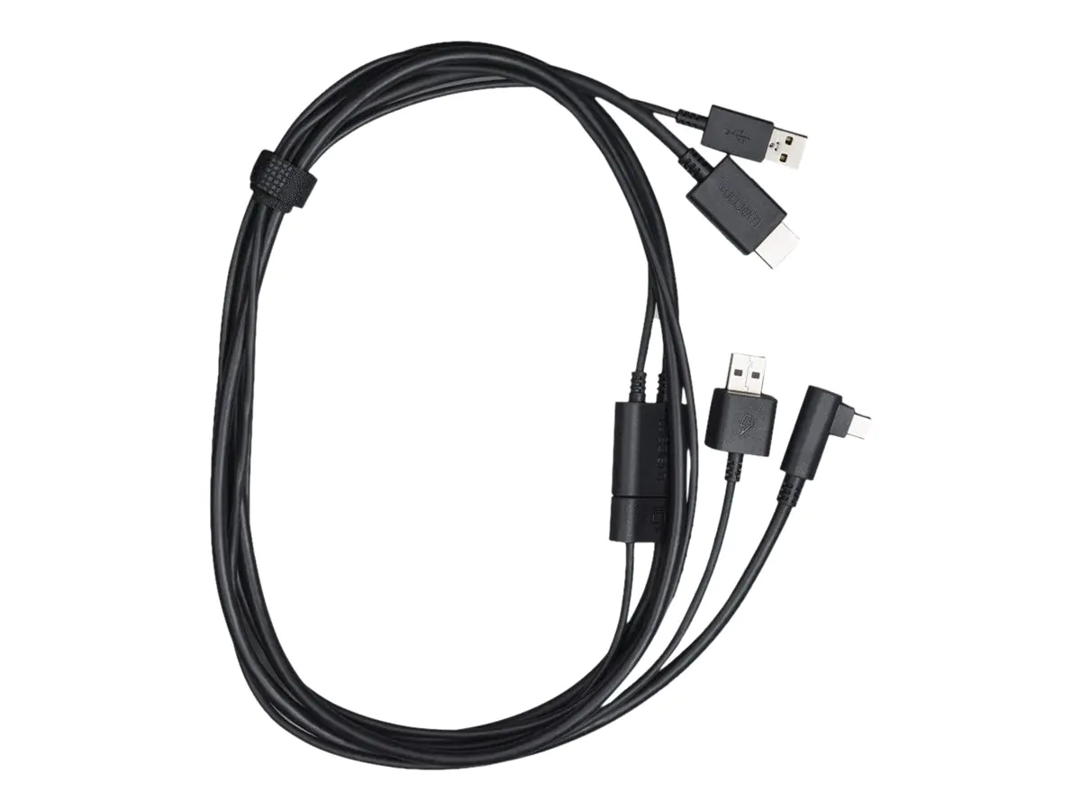 Wacom X-Shape Cable - Video / Audio / Daten / Stromkabel - USB, HDMI männlich zu Stromversorgung, Digitalisiereranschluss - für One DTC133