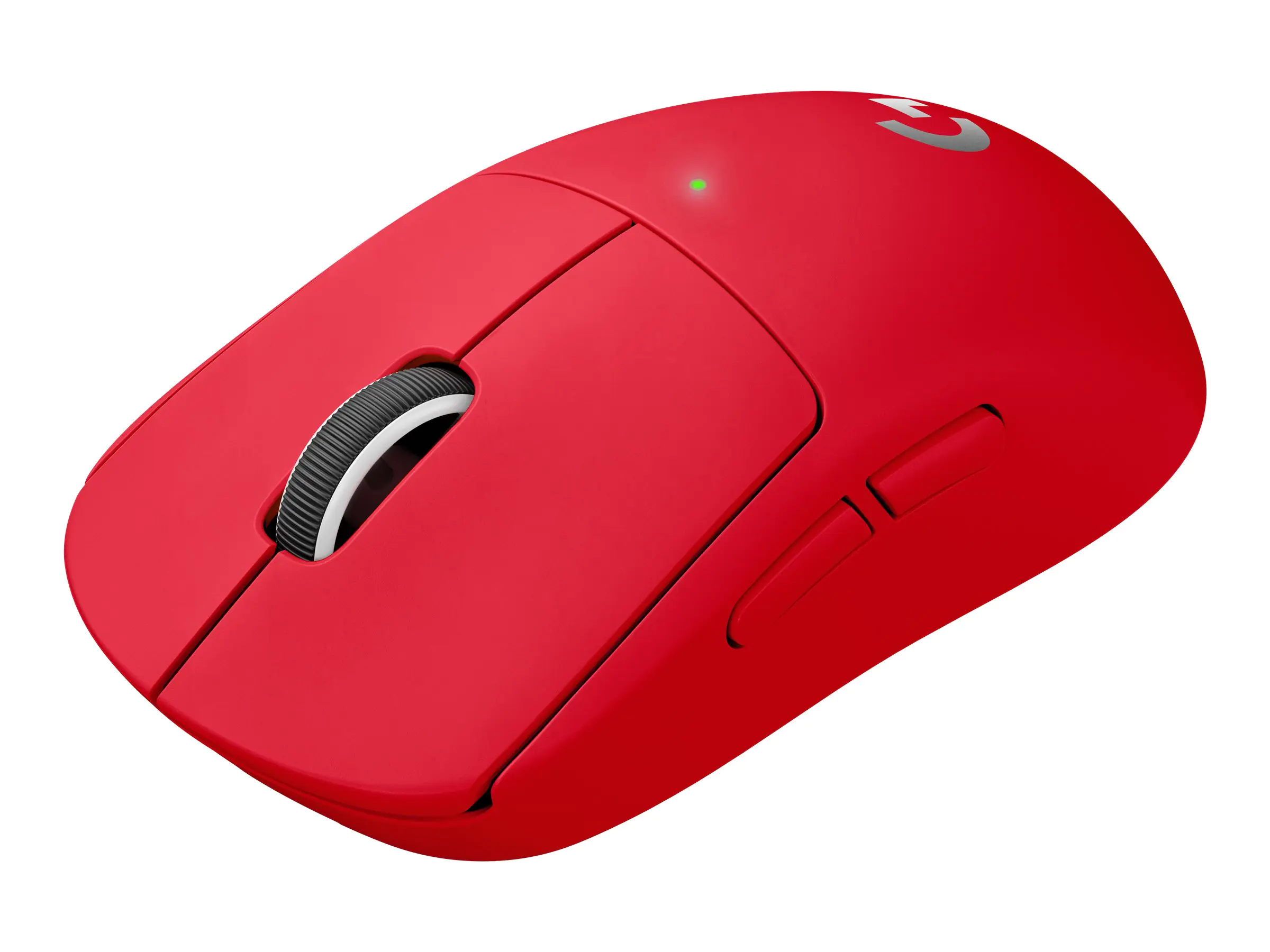 Logitech G PRO X SUPERLIGHT - Maus - optisch - 5 Tasten - kabellos - 2.4 GHz - USB Logitech LIGHTSPEED Empfänger - Rot