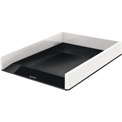 Leitz Briefablage WOW Duo Colour DIN A4, DIN C4, Folio, Letter Polystyrol Farbe: schwarz/weiß