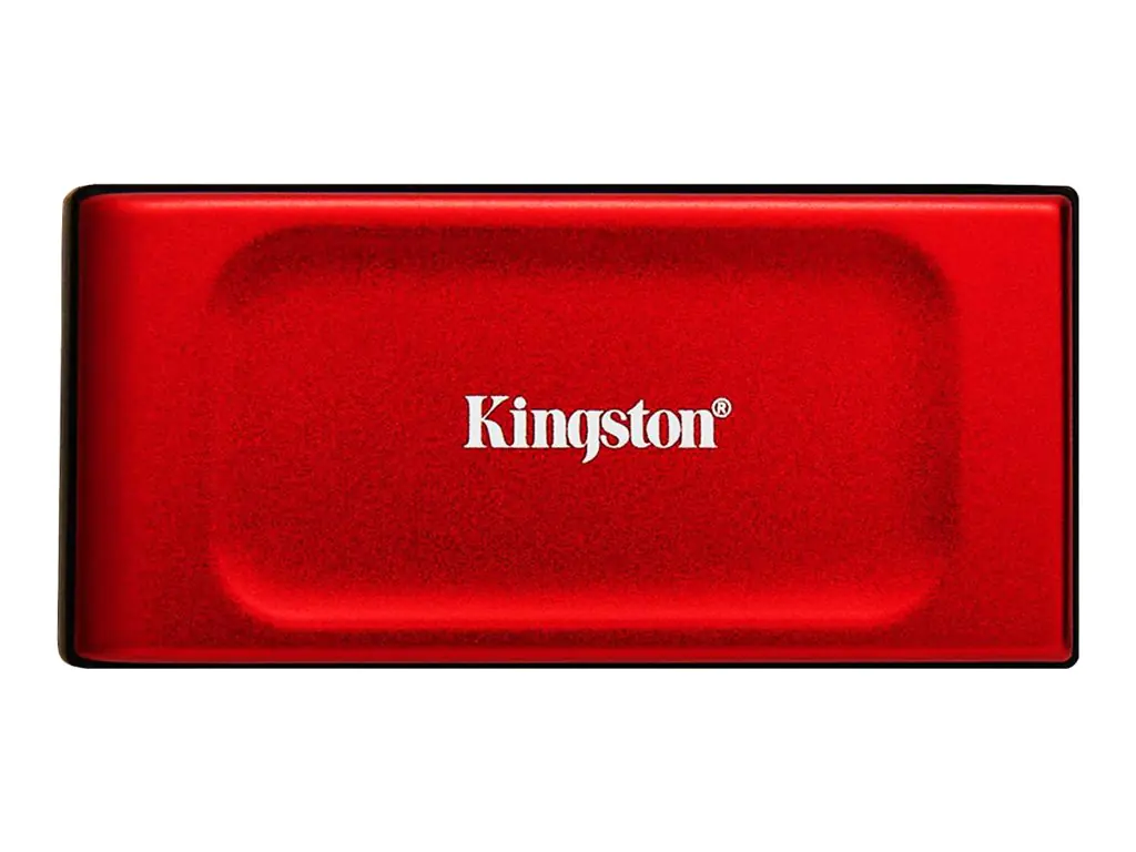 Kingston XS1000 - SSD - 2 TB - extern (tragbar) - USB 3.2 Gen 2 (USB-C Steckverbinder) - Rot