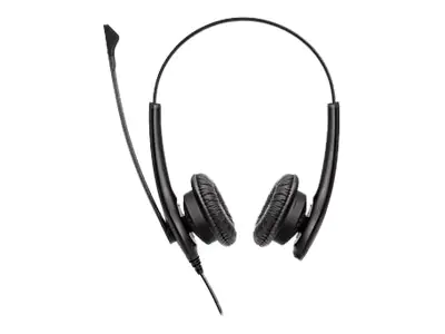 Jabra BIZ 1100 USB Duo - Headset - On-Ear - kabelgebunden - USB - Schwarz - für Bildungseinrichtungen - Zertifiziert für Microsoft Teams, Zoom Certified