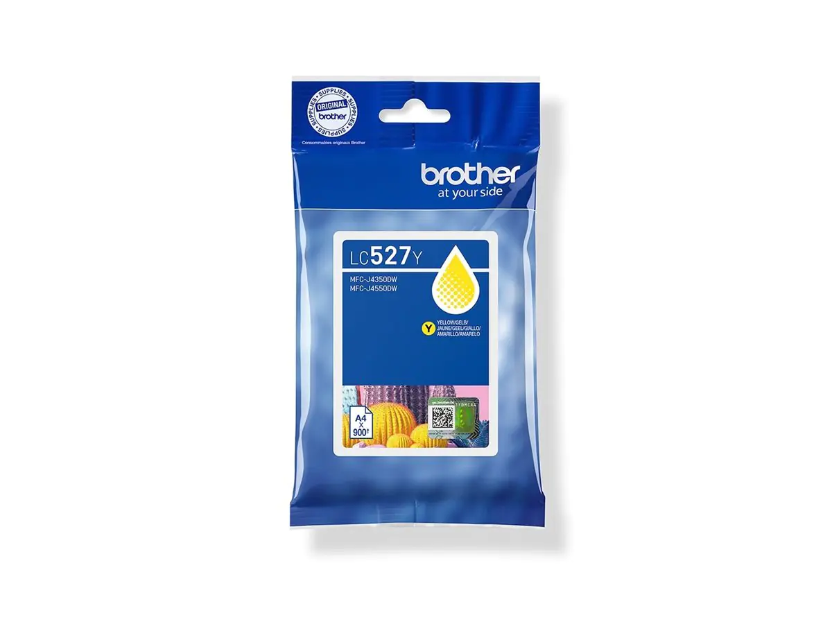 Brother LC527Y - Gelb - original - Kissen-Pack - Tintenpatrone - für Brother MFC-J4350DW, MFC-J4550DW