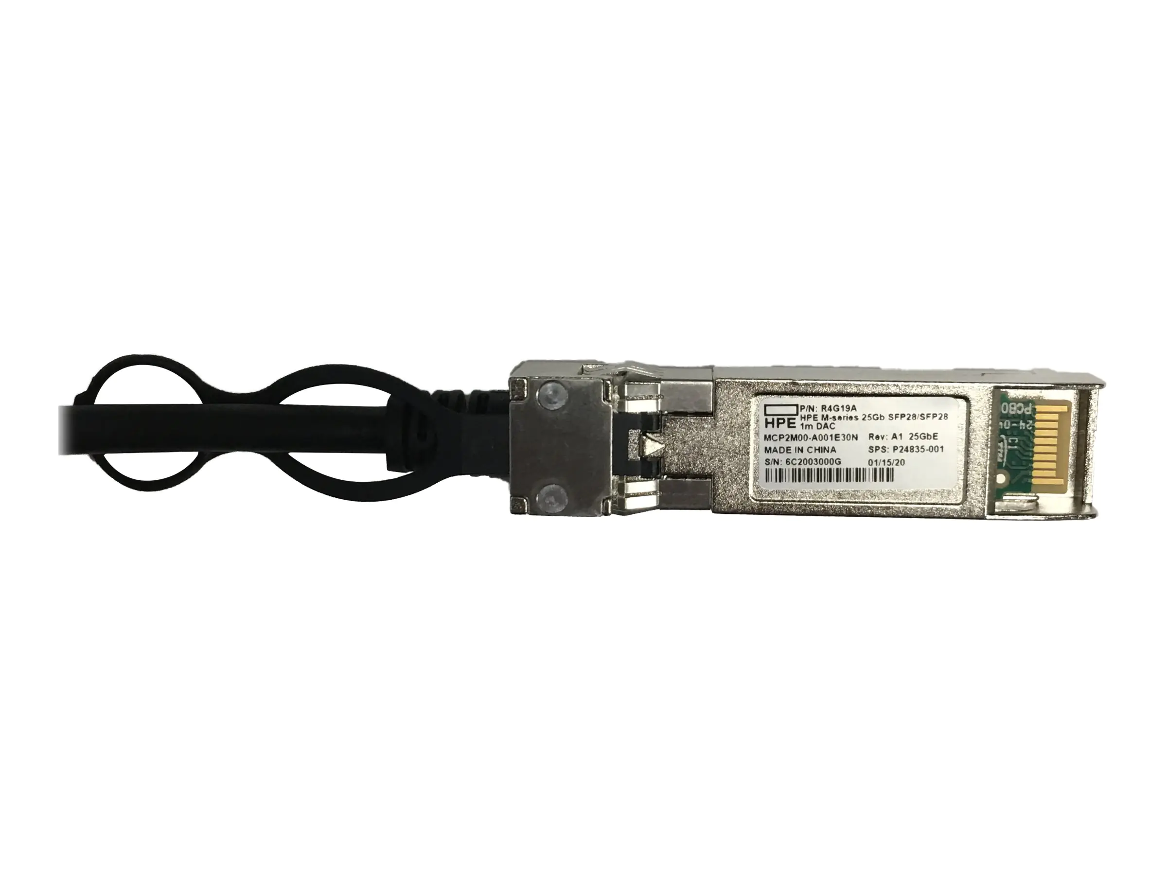 HPE StoreFabric M-Series - 25GBase Direktanschlusskabel - SFP28 zu SFP28 - 50 cm - für HPE SN2010M 25GbE, SN2410M, SN2410M 25GbE; StoreFabric SN2010M, SN2410M, SN2410M 25GbE