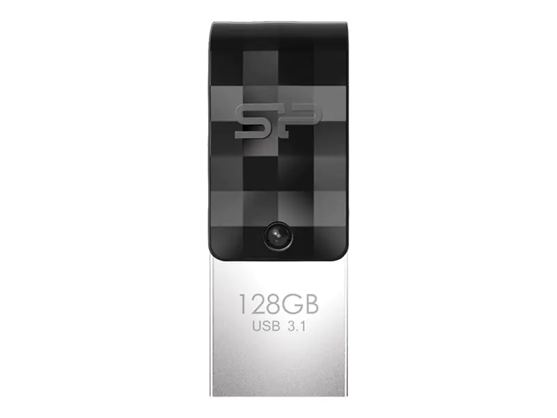 SILICON POWER Mobile C31 - USB-Flash-Laufwerk - 16 GB - USB 3.1 Gen 1 / USB-C - Schwarz