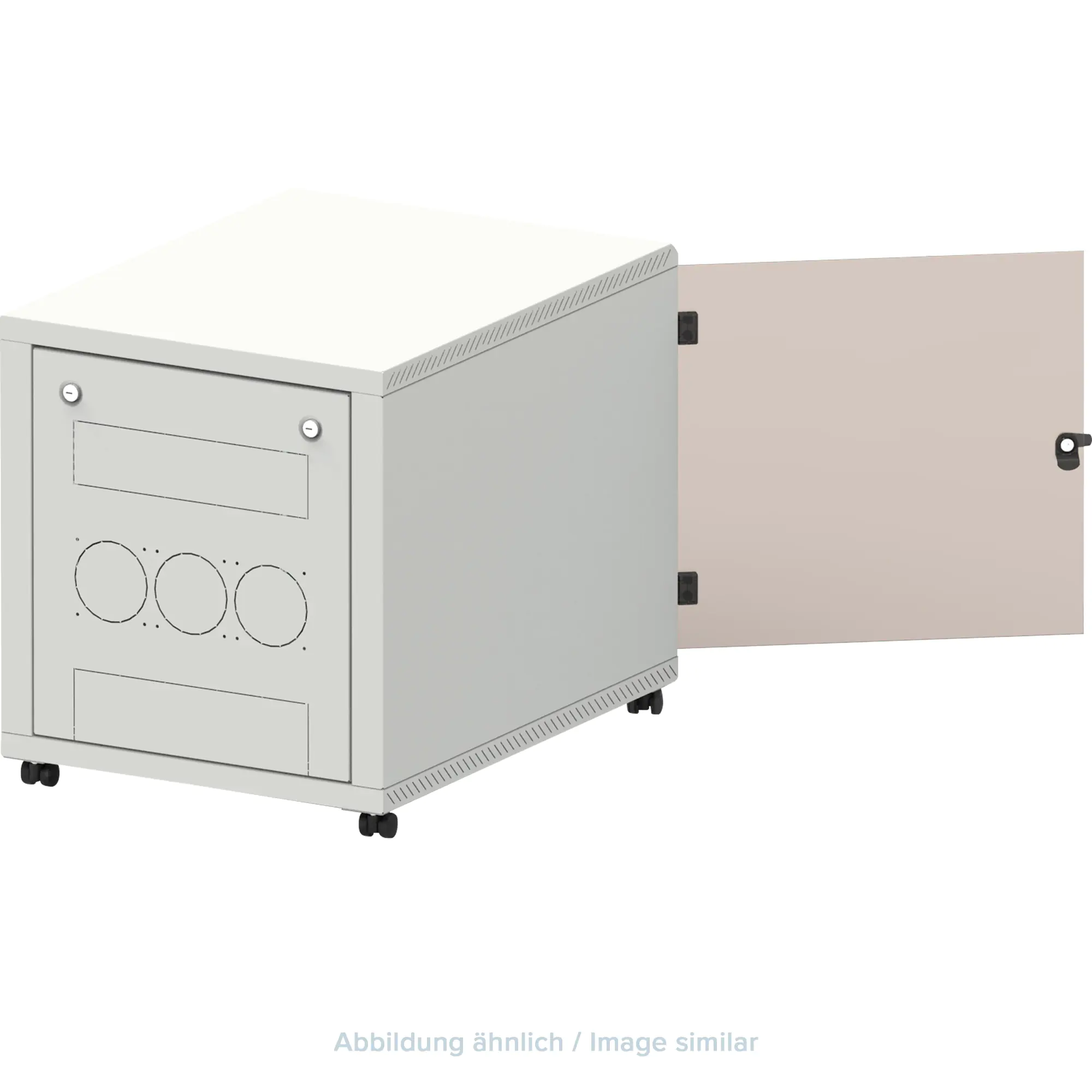 TRITON Delta C - Rackmontage-Schrank für Netzwerkgerät - RAL 7035 RCA-12-A68-CAX-A1