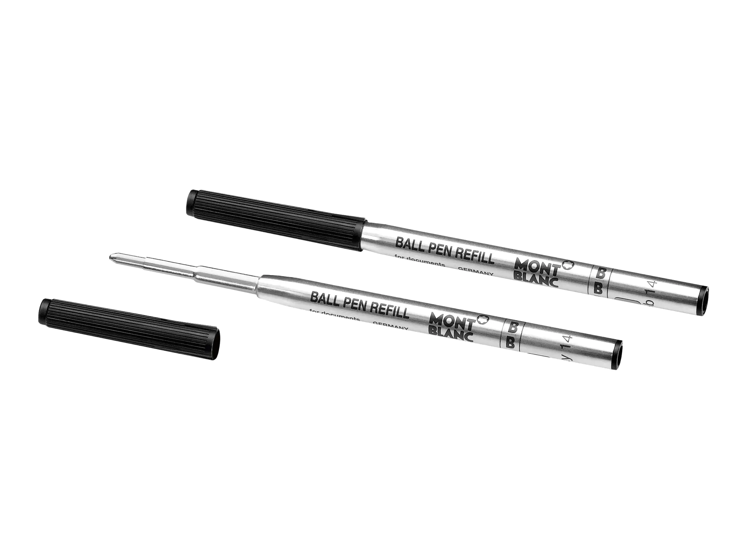 Montblanc Nachfüllpatrone - Mystery Black - breit (Packung mit 2) 128212