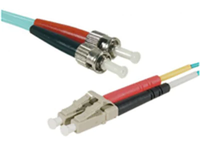 Azenn Connect LWL Patchkabel Eco 50/OM3-Faser LC Duplex Stecker/ST Stecker aqua - Kabel - 5 m 392734
