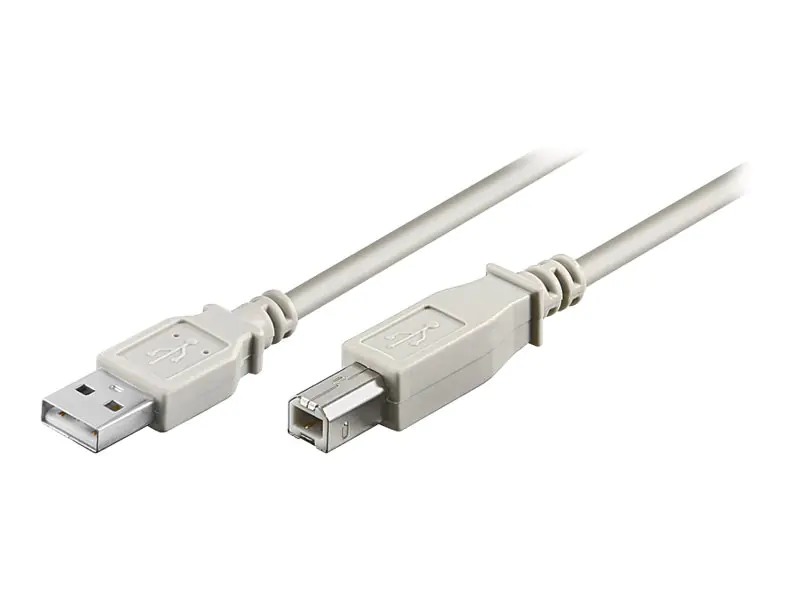 goobay - USB-Kabel - USB Typ B (S) zu USB (S) - USB 2.0 - 3 m - Grau