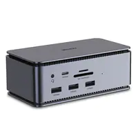 Lindy DST-Pro - Dockingstation - für Laptop - USB-C - HDMI, DP, USB-C - 1GbE, 10GbE