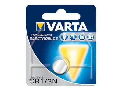 Varta -CR1/3N, Einwegbatterie, Lithium, 3 V, 1 Stück(e), 170 mAh, 10,8 mm 06131 101 401