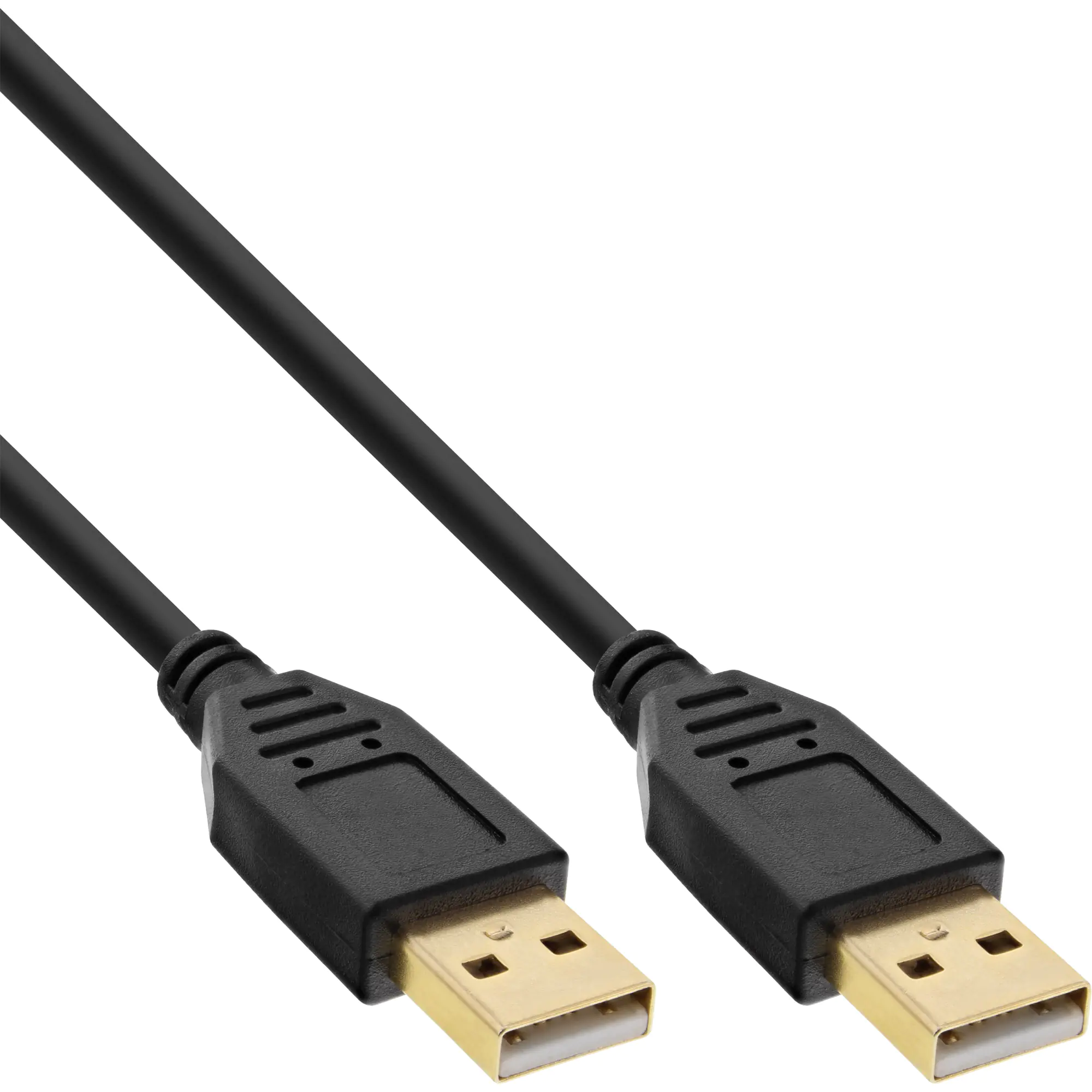 InLine - USB-Kabel - USB (M) zu USB (M) - 2 m - Schwarz