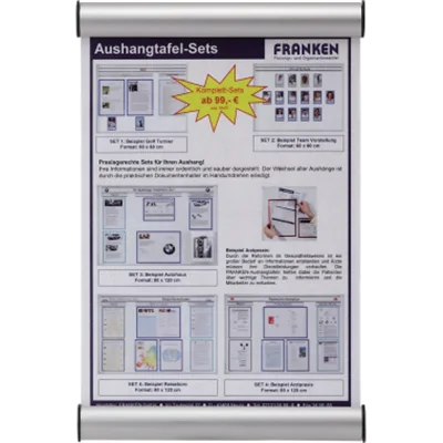 Franken Türschild Clip BS0605 215x330mm