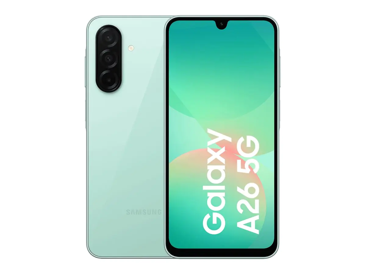 Samsung Galaxy A26 - 5G Smartphone - Dual-SIM - RAM 6 GB / Interner Speicher 128 GB - microSD slot - OLED-Display - 6.7" - 2340 x 1080 Pixel (120 Hz) - Triple-Kamera 50 MP, 8 MP, 2 MP - front camera 13 MP - Telekom - Minze