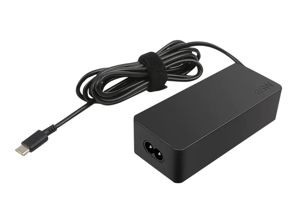 Lenovo USB-C 65W AC Adapter - Netzteil - Wechselstrom 100-240 V - 65 Watt - Mitteleuropa - Schwarz - für IdeaPad 5 15ALC05; IdeaPad Slim 7 14ARE05; ThinkBook 14 G3 ACL; 15 G3 ACL; Yoga Duet 7 13