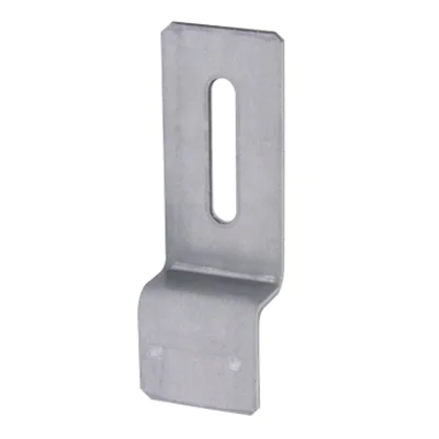 SCHULTE Wandbefestigung T-Profil Metall, verzinkt grau