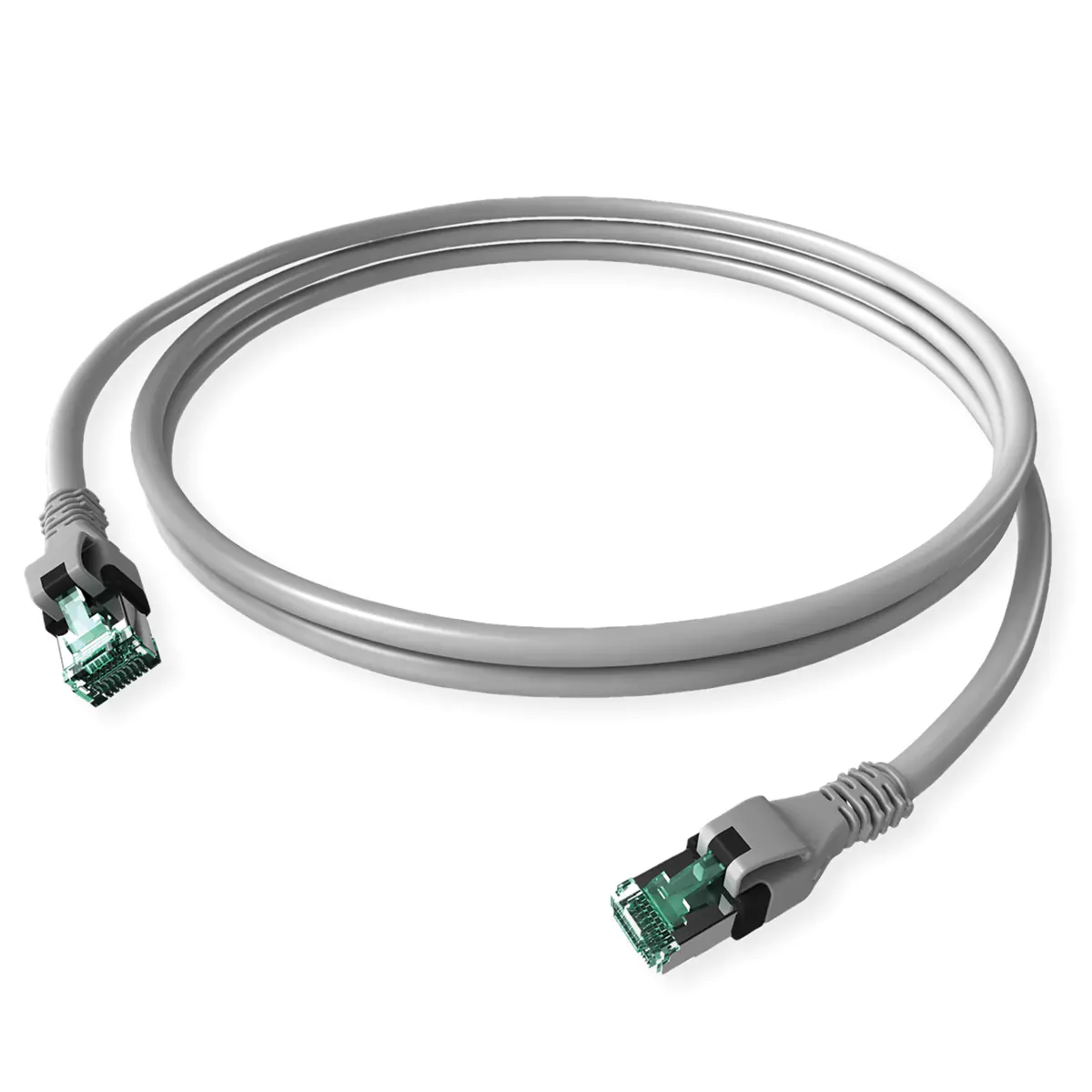 EasyLan DualBootCPP1OAAAAA0075Patchkabel Kat6A PushPull grau Länge 7.5 - Netzwerk - CAT - Netzwer
