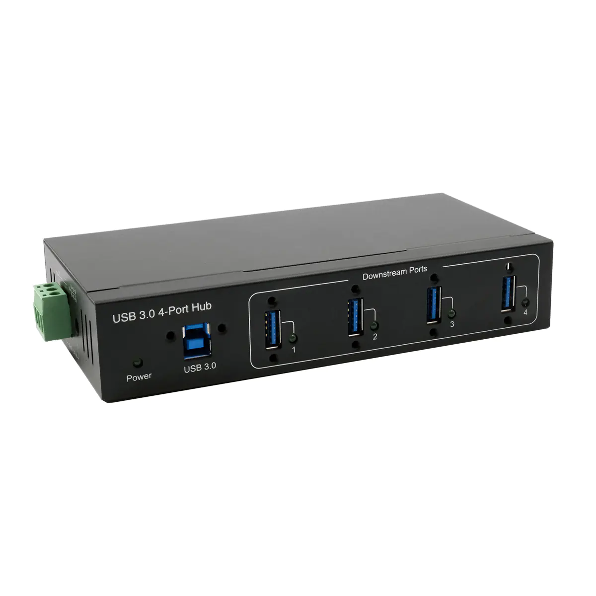 Exsys USB 3.2 HUB 4-Port Gen1 inkl.USB Kab inkl.USB-Kabel DIN-Rail-Kit VIA