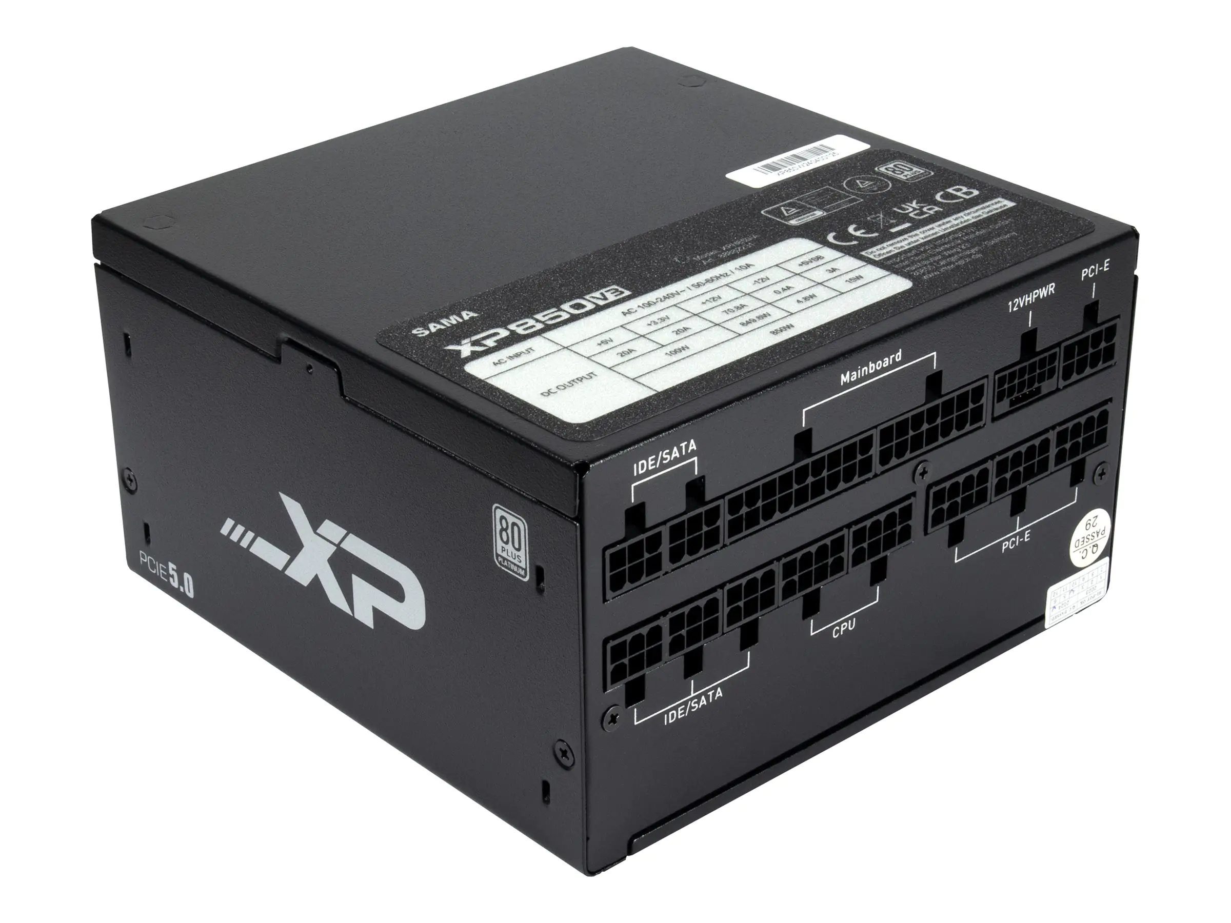Inter-Tech Netzteil SAMA XPH-850A ATX3.0 AC 100 850W,240V,50/60Hz