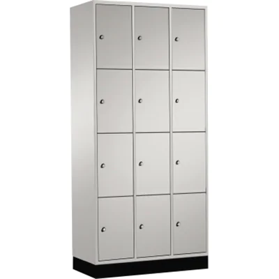C+P Schließf.schrank 8470301S10003 12Fächer 1950x920x500mm lgr/lgr