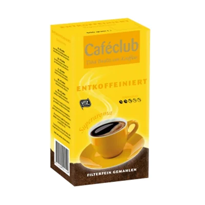 Kaffee Entkoffeiniert gemahlen 2 500 g/Pack.