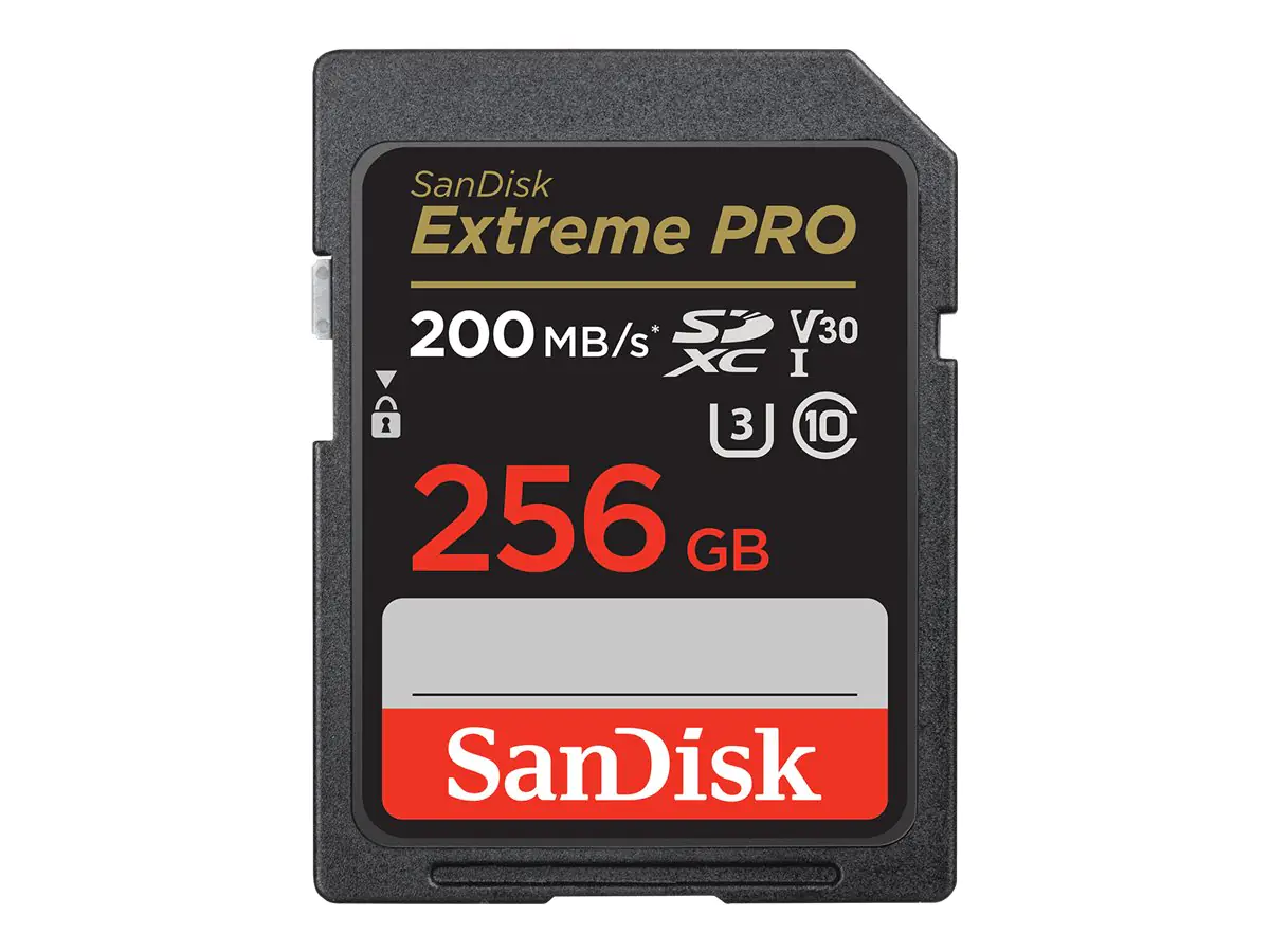 SanDisk Extreme Pro - Flash-Speicherkarte - 128 GB - Video Class V30 / UHS-I U3 / Class10 - SDXC UHS-I