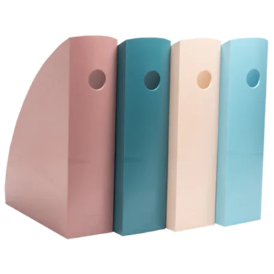 Exacompta Stehsammler MAG-CUBE Skandi 8,2 x 30,5 x 26,6 cm (B x H x T) DIN A4, Überbreite Werkstoff: Polystyrol, recycelt altrosa, pazifikblau, nude, frostblau 4 St./Pack.