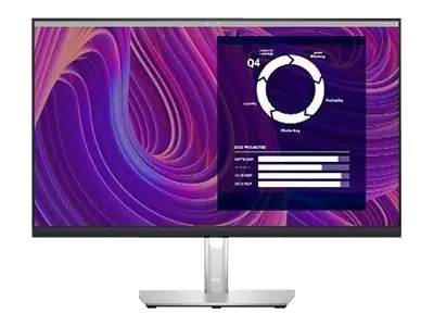 Dell P2423D - LED-Monitor - 60.45 cm (23.8") - 2560 x 1440 QHD @ 60 Hz - IPS - 300 cd/m² - 1000:1 - 5 ms - HDMI, DisplayPort - TAA-konform - mit 3 Jahre erweiterter Austauschservice und beschränkte Hardware-Garantie