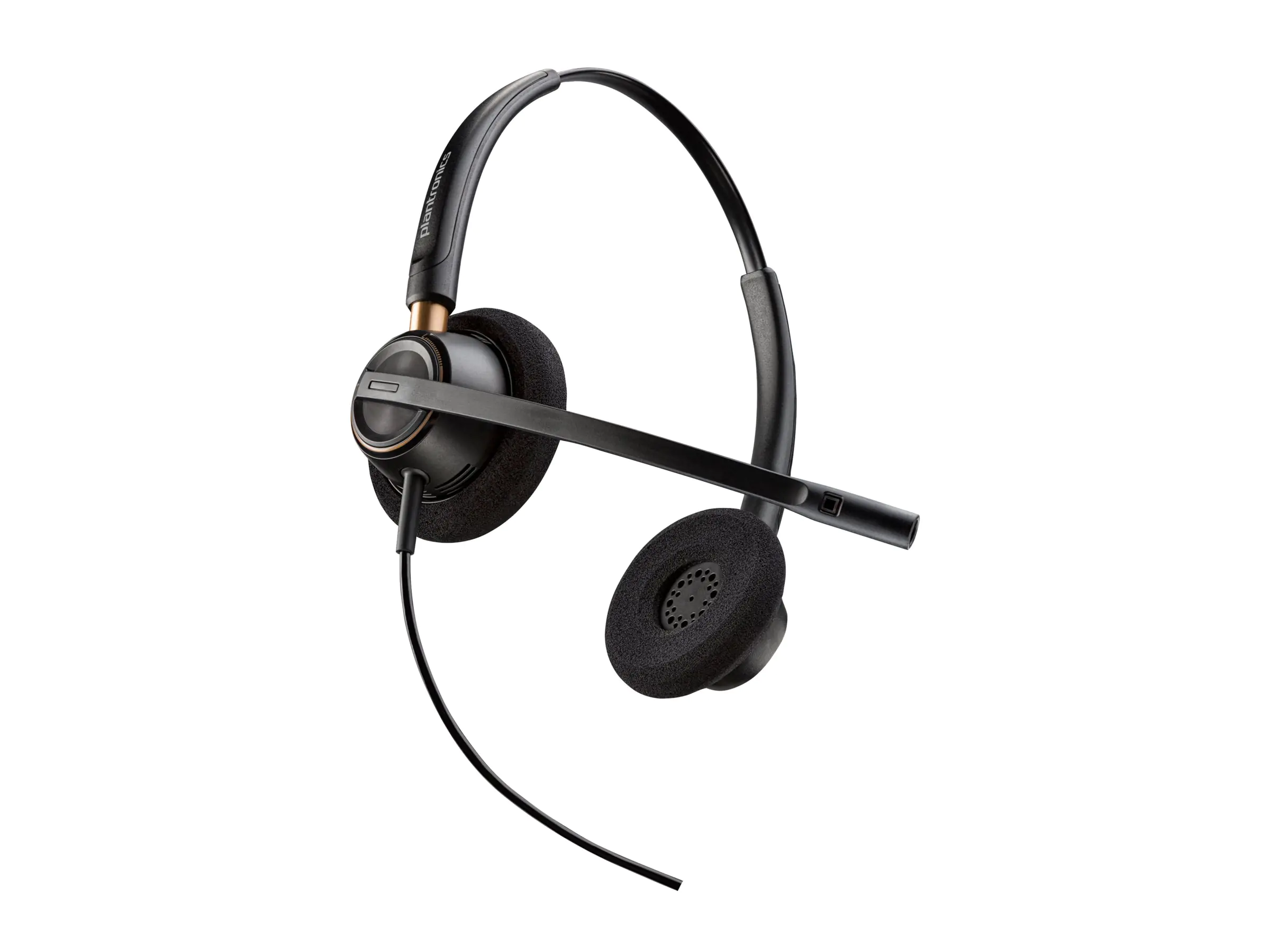 Poly EncorePro 520 - EncorePro 500 series - Headset - On-Ear - kabelgebunden - Quick Disconnect - Schwarz - Zertifiziert für Skype für Unternehmen, UC-zertifiziert