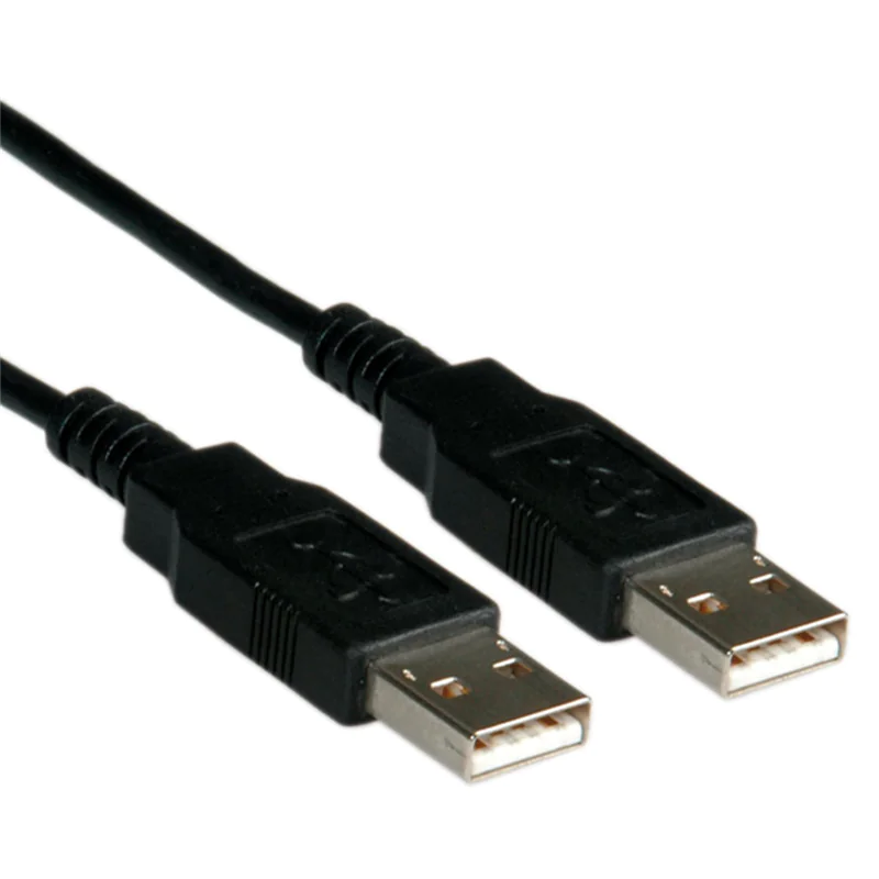 Roline - USB-Kabel - USB (M) zu USB (M) - USB 2.0 - 80 cm - Schwarz