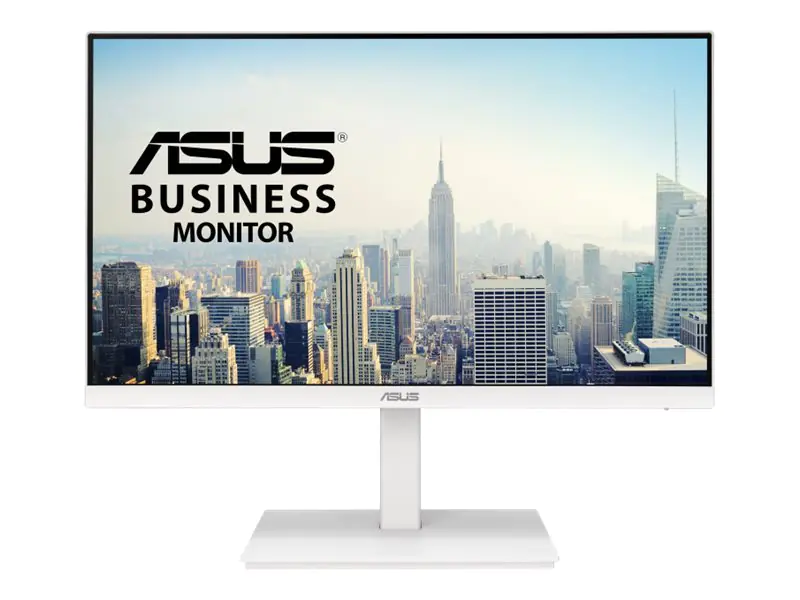 ASUS VA24EQSB-W - LED-Monitor - 61 cm (24") (23.8" sichtbar) - 1920 x 1080 Full HD (1080p) @ 75 Hz - IPS - 300 cd/m² - 1000:1 - 5 ms - HDMI, VGA, DisplayPort - Lautsprecher - weiß