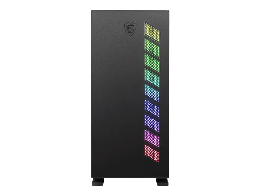 MSI MAG VAMPIRIC 300R - Mid tower - E-ATX - Seitenteil mit Fenster (gehärtetes Glas) - keine Spannungsversorgung (ATX) - Nachtgrün - USB/Audio
