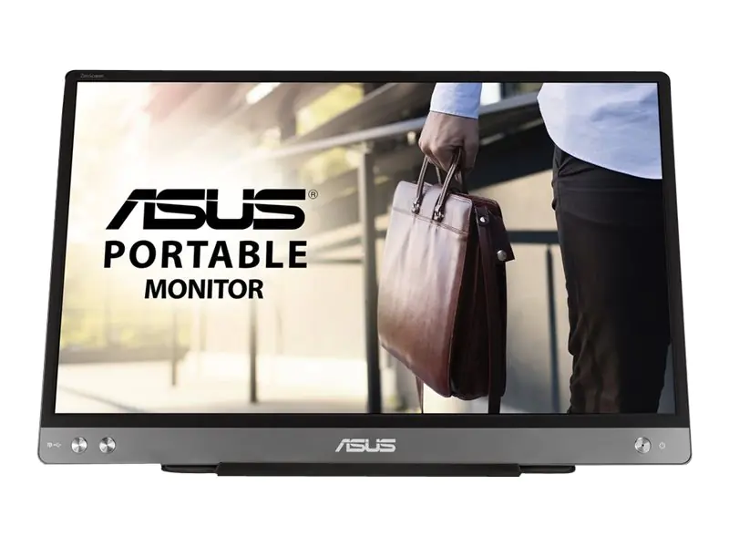 ASUS ZenScreen MB14AC - LED-Monitor - 35.6 cm (14") - tragbar - 1920 x 1080 Full HD (1080p) - IPS - 220 cd/m² - 700:1 - 5 ms - USB-C - Dunkelgrau