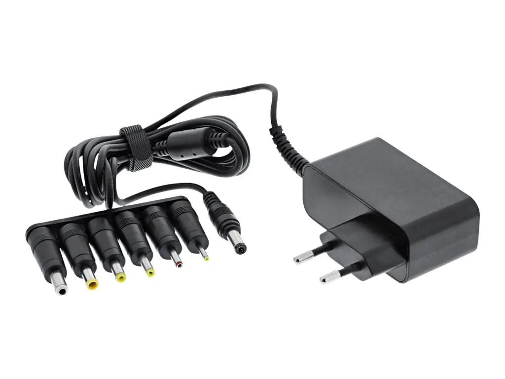 InLine - Netzteil - Wechselstrom 100-240 V - 24 Watt - Schwarz