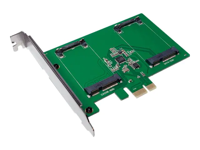 LogiLink PCI-Express Card, 2 x mSATA SSD slots