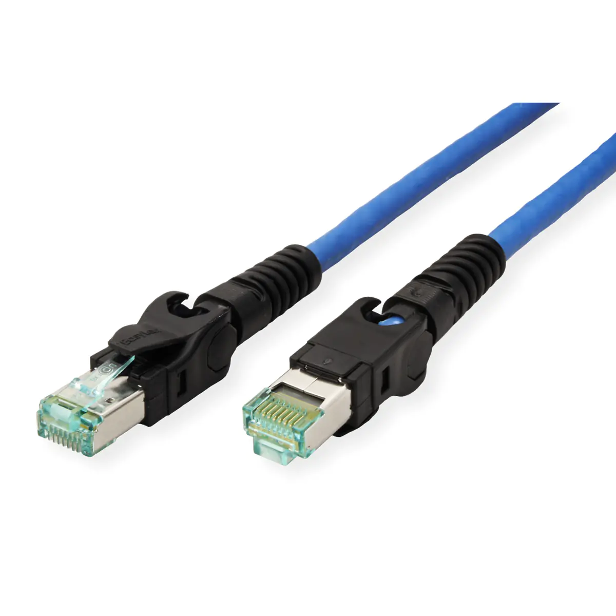 EasyLan VarioBoot Patchkabel Kat.6A S/FTP blau 1.00m - FTP - SFTP