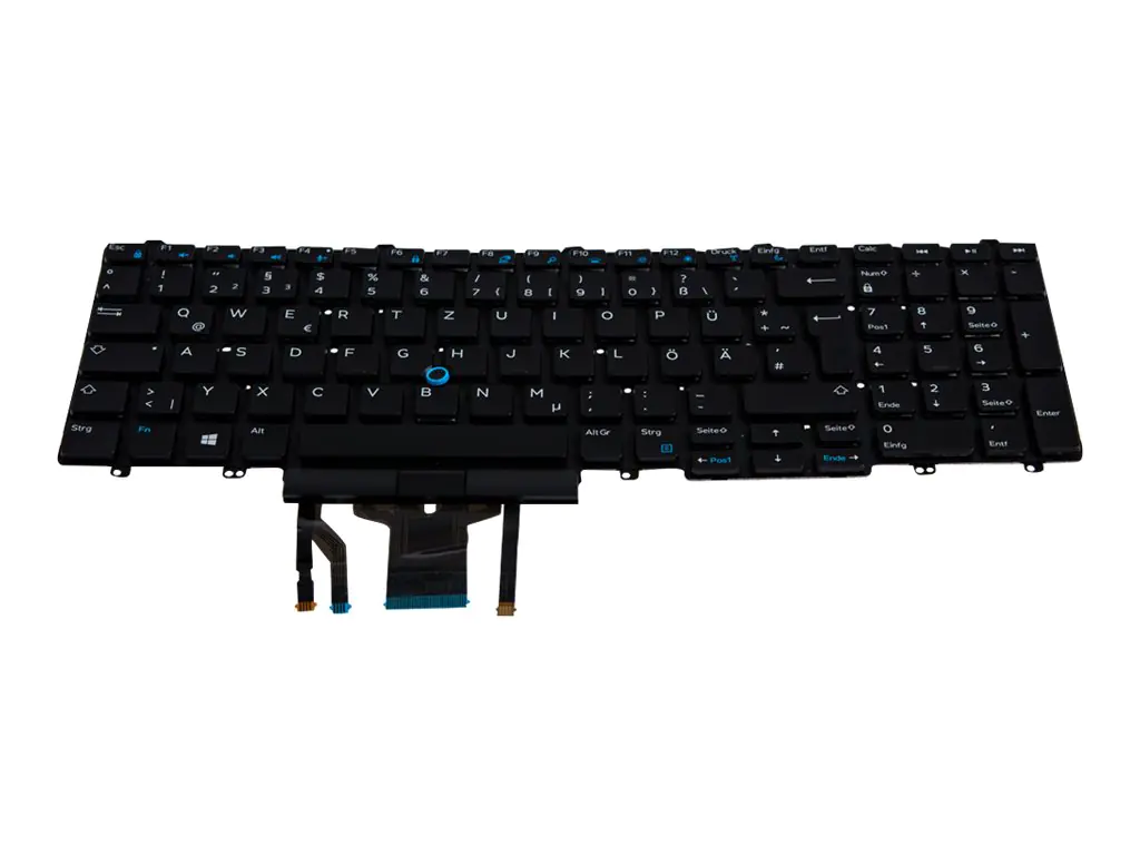 Dell - Ersatztastatur Notebook - mit DualPoint - Deutsch