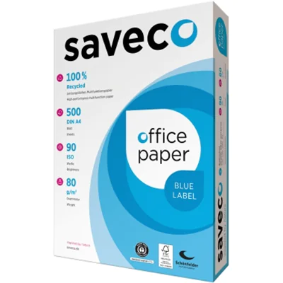 Saveco Kopierpapier Blue Label 100000009 A4 80g ISO 90 500Bl.