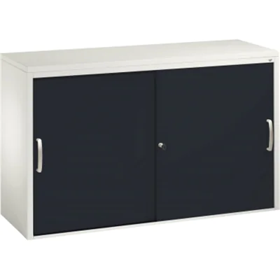 C+P Akten-Sideboard 572300S10111 Schiebetüren 2x2OH B1200mm lgr/swgr