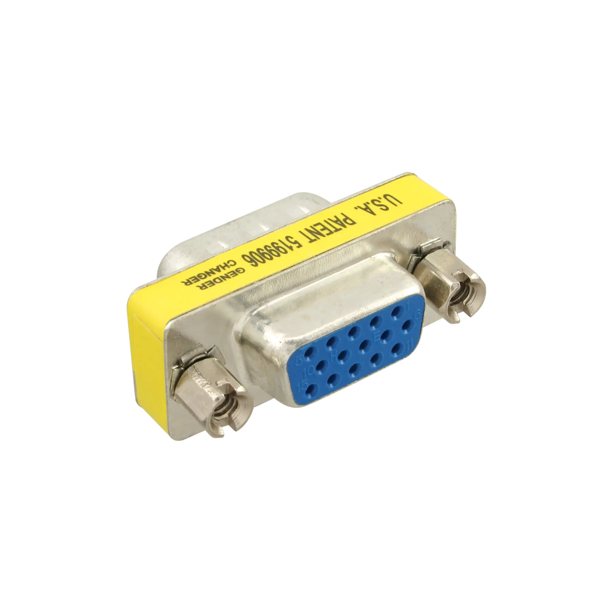 InLine - VGA-Adapter - HD-15 (VGA) (S) zu HD-15 (VGA) (W) - Daumenschrauben - Grau