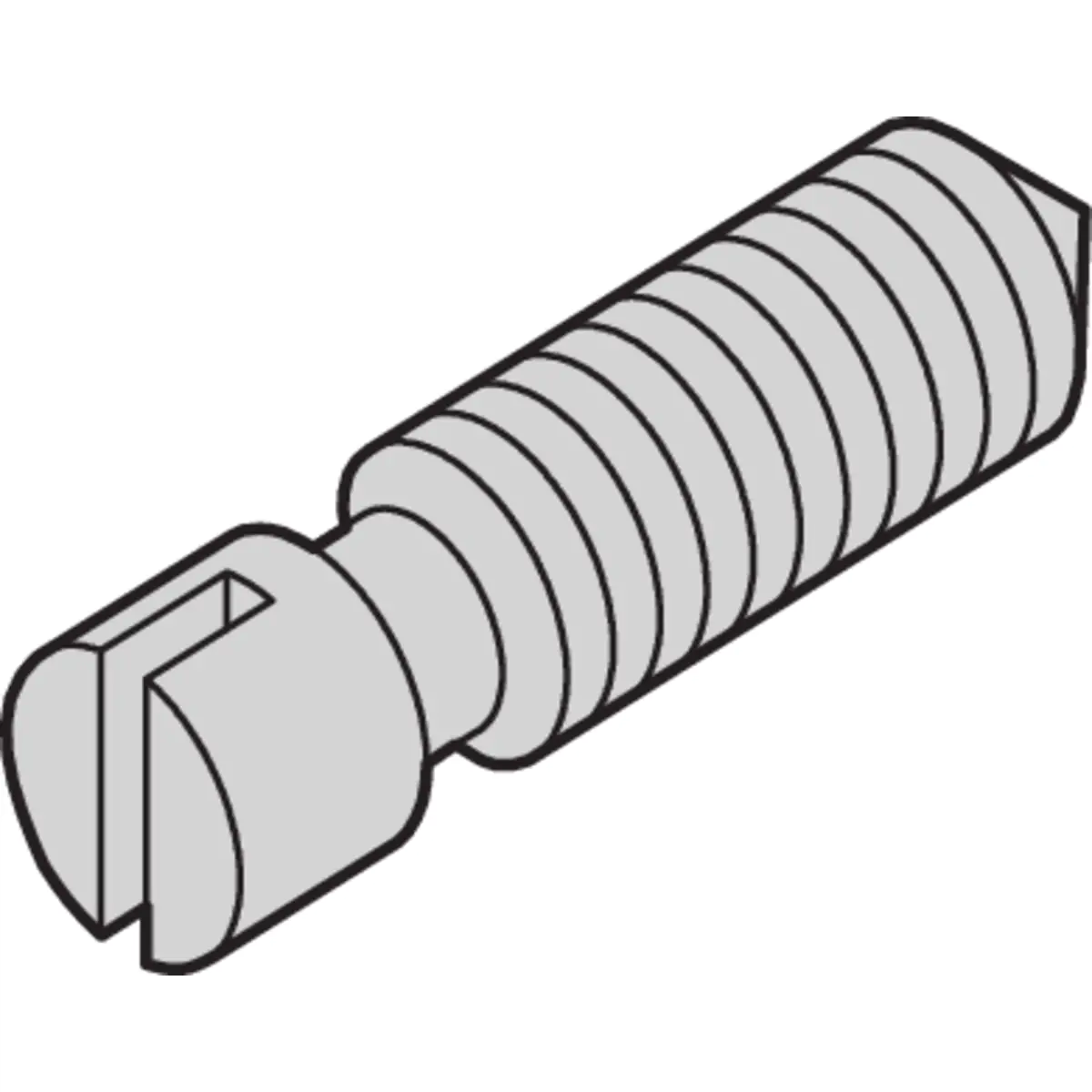 SCHROFF Stiftschraube - NTS STIFTSCHRAUBE M3X8 100ST (21100646)