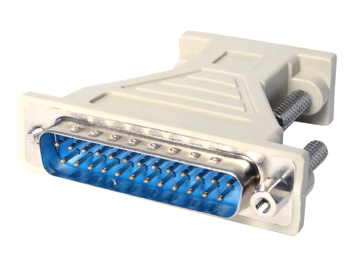StarTech DB9 auf DB25 Seriell Adapterkabel - Bu/St - Serieller Adapter - DB-9 (W) zu DB-25 (M) - für P/N: ICUSB232PROC, NETRS232, NETRS2322P, PCI2S1P2, PEX1S953LP, PEX2S1050, STCPEX2S553