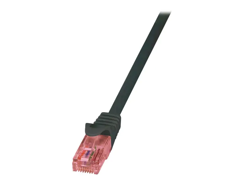 LogiLink PrimeLine - Patch-Kabel - RJ-45 (M) zu RJ-45 (M) - 3 m - SFTP, PiMF - CAT 6a - halogenfrei - Schwarz